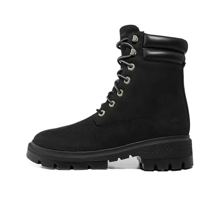 Timberland Водонепроницаемый и Износостойкий Короткий MID Голень Аутдор Средний каблук 3-5 см Женский Черный