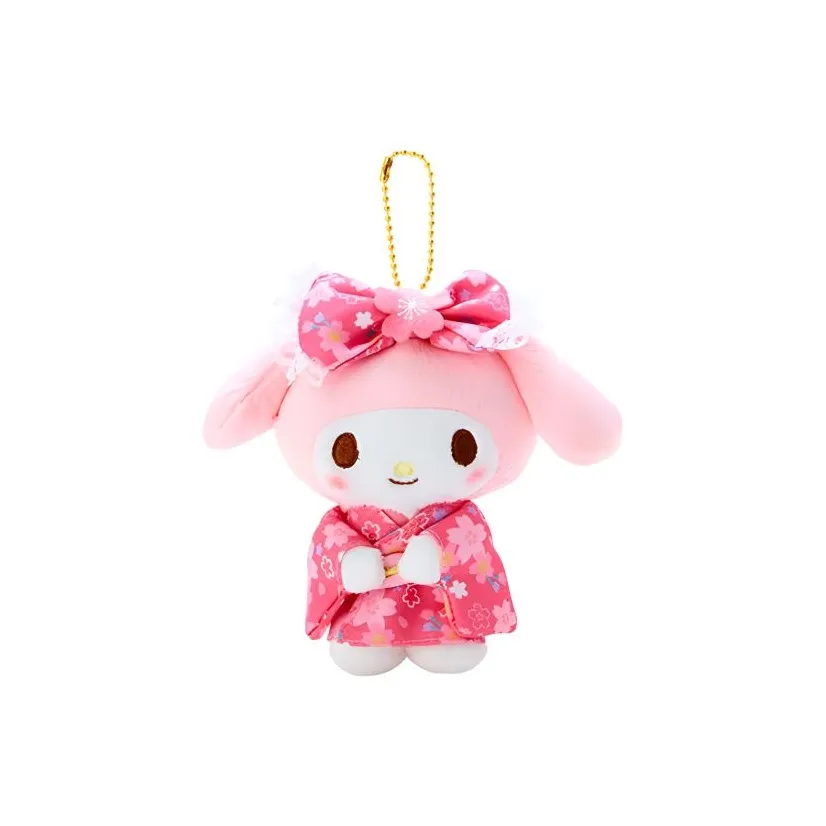 Санрио My Melody Вишневый цветок Кукла Плюшевая Подвеска 13 см Рекомендуемый рост