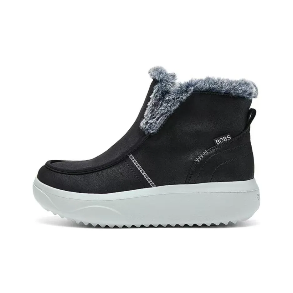 Skechers Bob's Warm Slip Resistant Short Snow Boots Women's Black