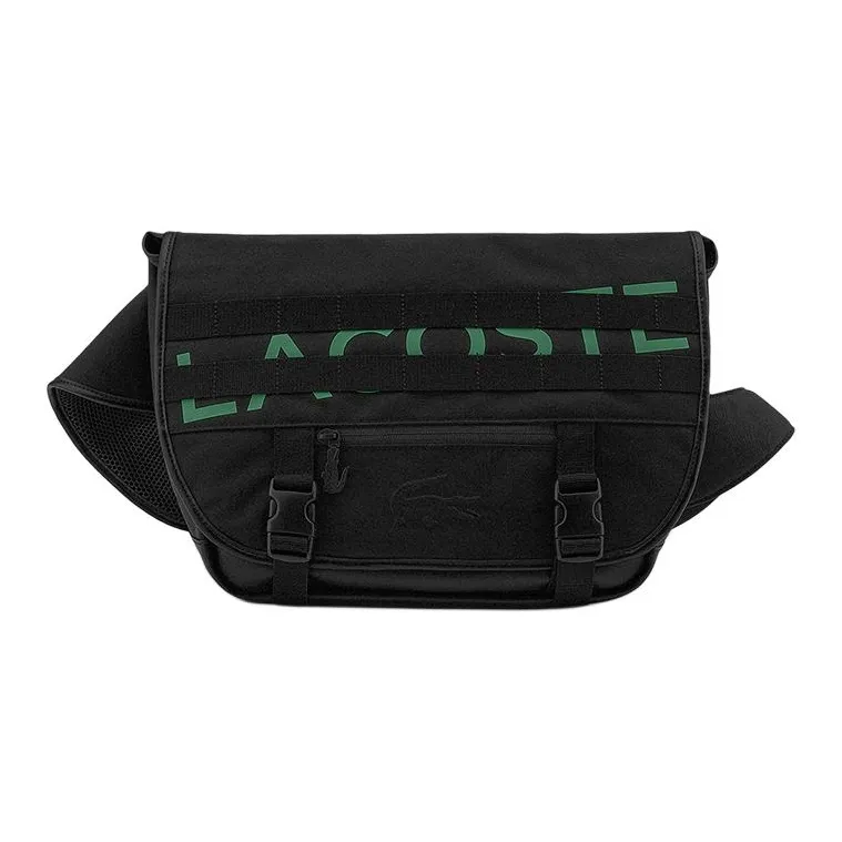 Сумка из холста LACOSTE Collaboration сумка через плечо сумка для курьера средний размер унисекс черный