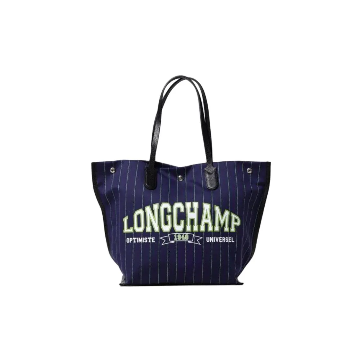 LONGCHAMP Хлопок и Холст Тоут Сумка Сумка для покупок Сумка через плечо Сумка Женская Морской Синий
