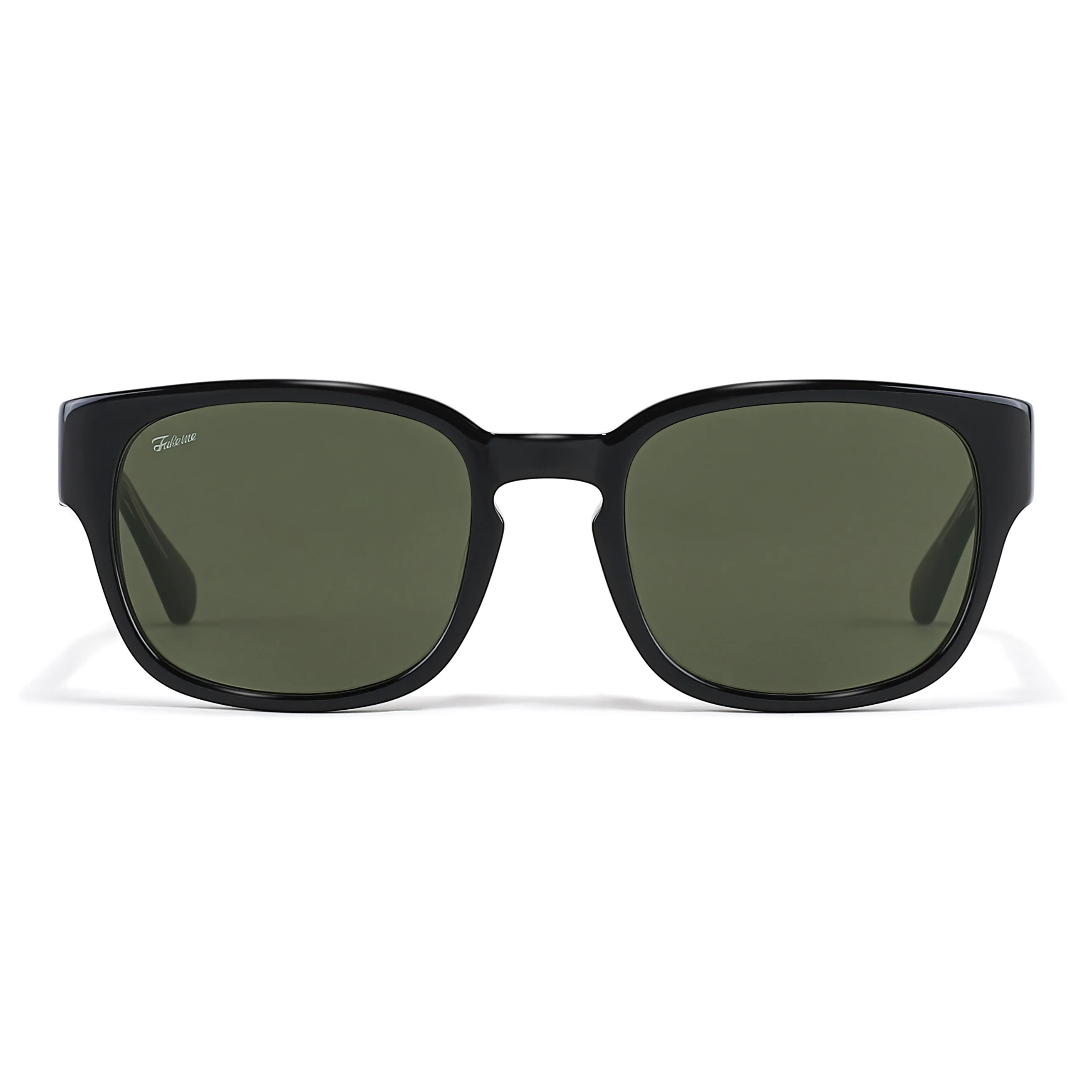 Fakeme Пластина Квадрат Солнцезащитные очки Унисекс Черный