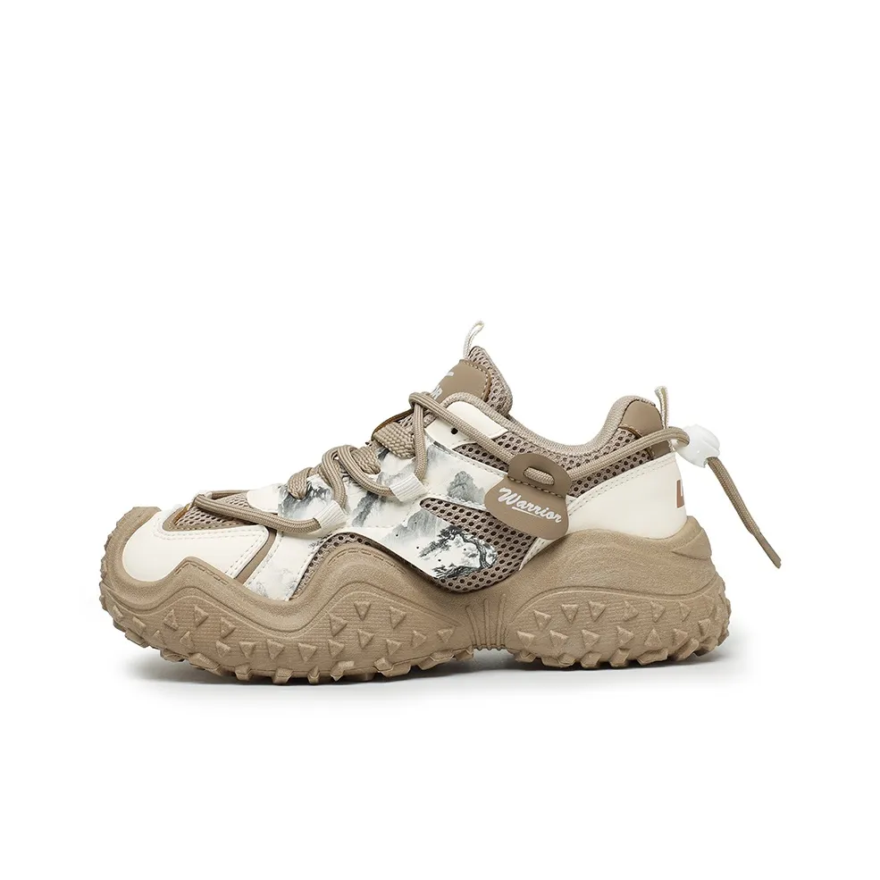 Warrior Slip-resistant Abrasion-resistant Breathable Low-Top Footwear Unisex Beige Khaki Warrior Противоскользящий Устойчивый к истиранию Дышащий Низкий Топ Обувь Унисекс Бежевый Хаки