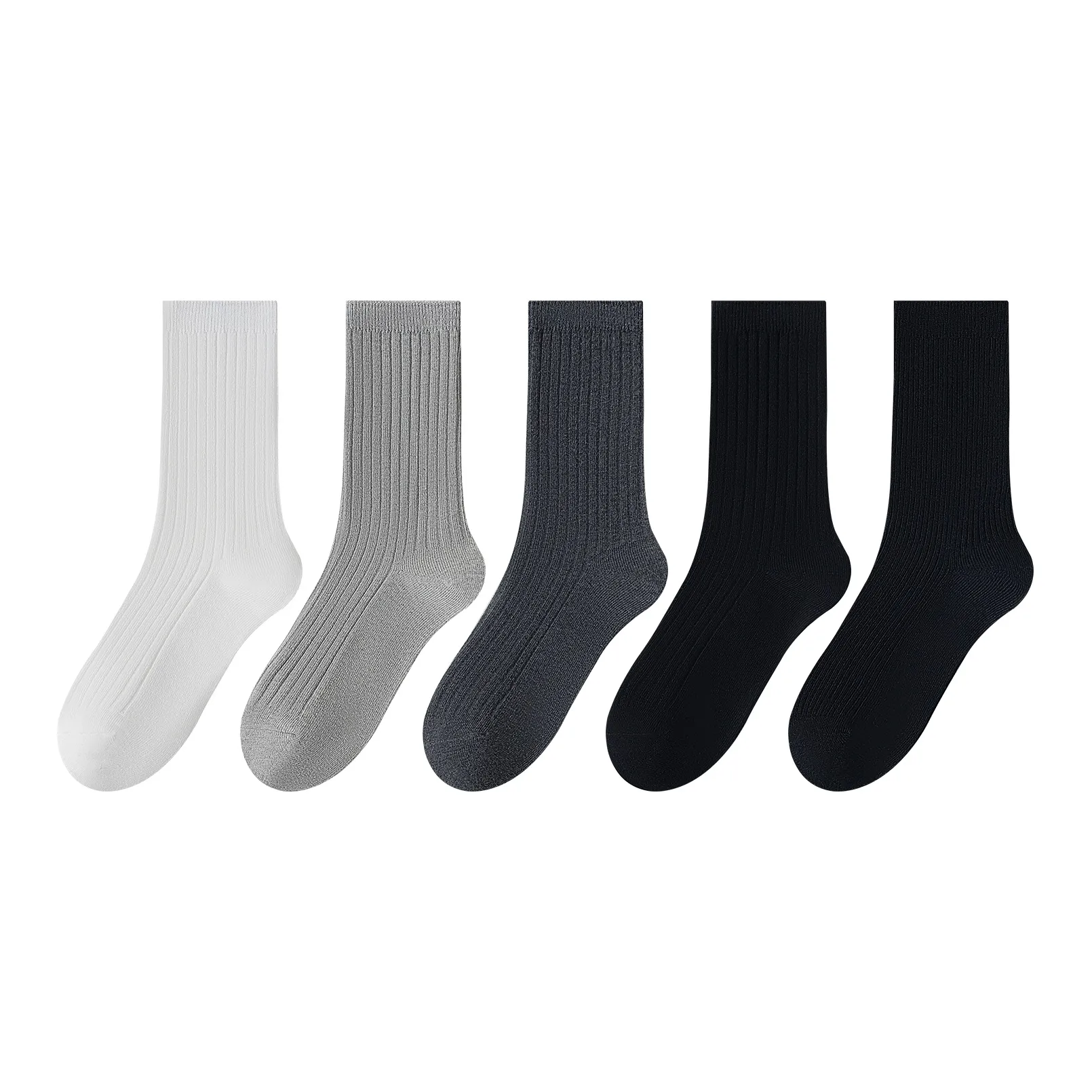 XXLLG Mid Calf Socks Women's 5 Pack