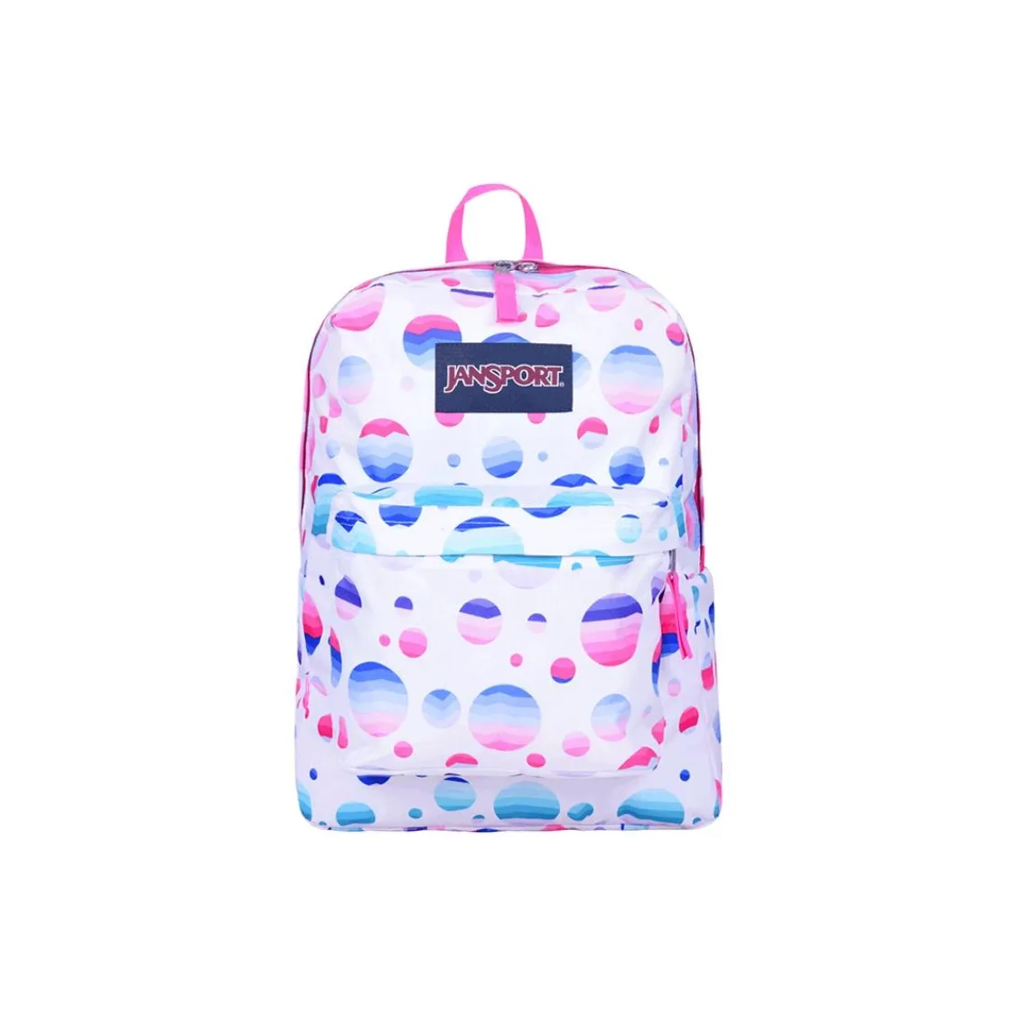 JanSport Полиэстер Рюкзак Средний Унисекс Белый и Многоцветный