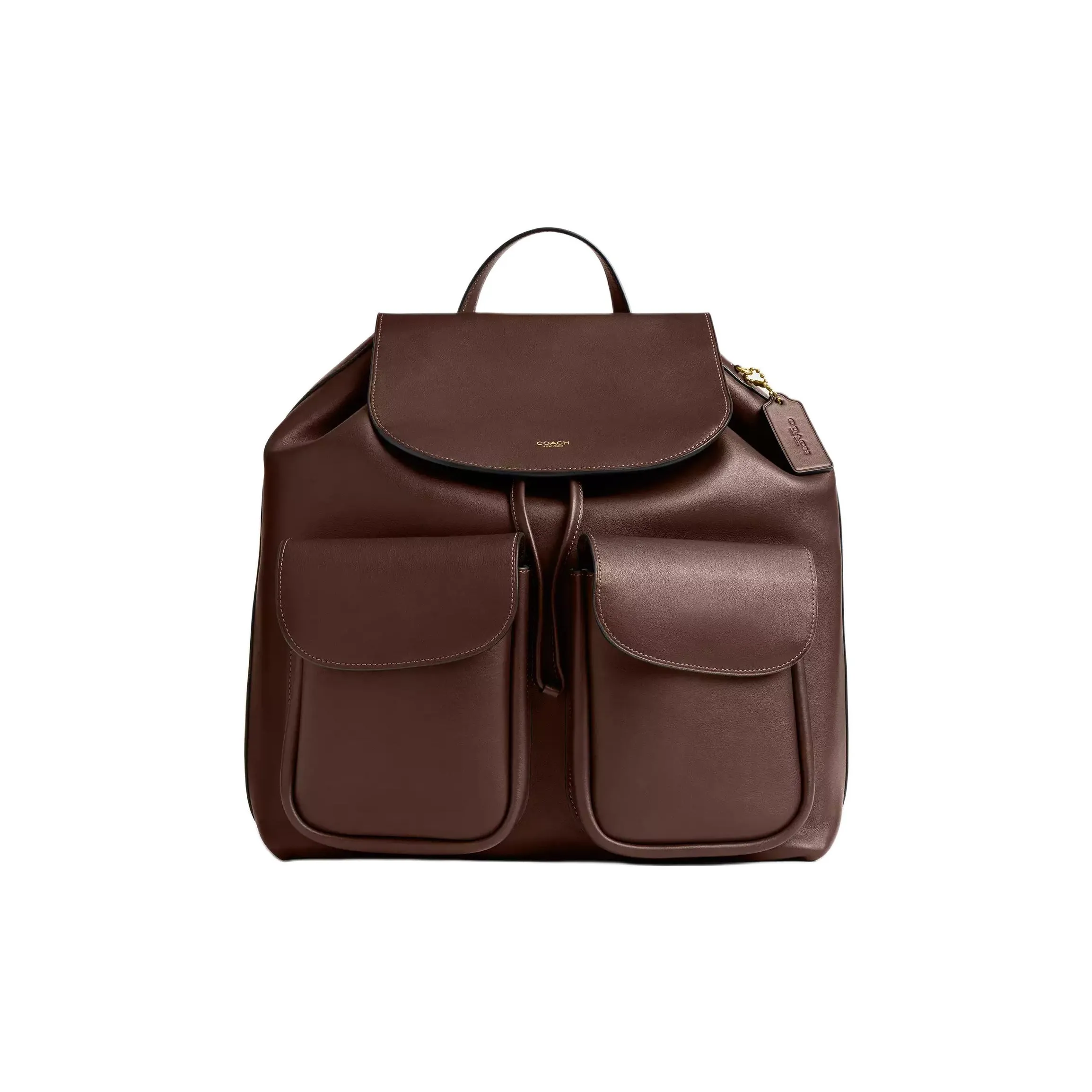 COACH Crosby Grain Leather Backpack Tubas Women's Maple