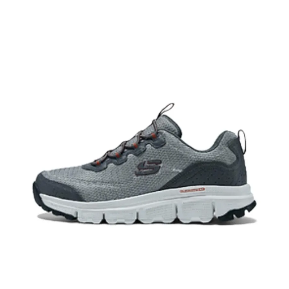 Skechers OUTDOOR MENS Low Top Hiking Shoes Men's Gray Orange