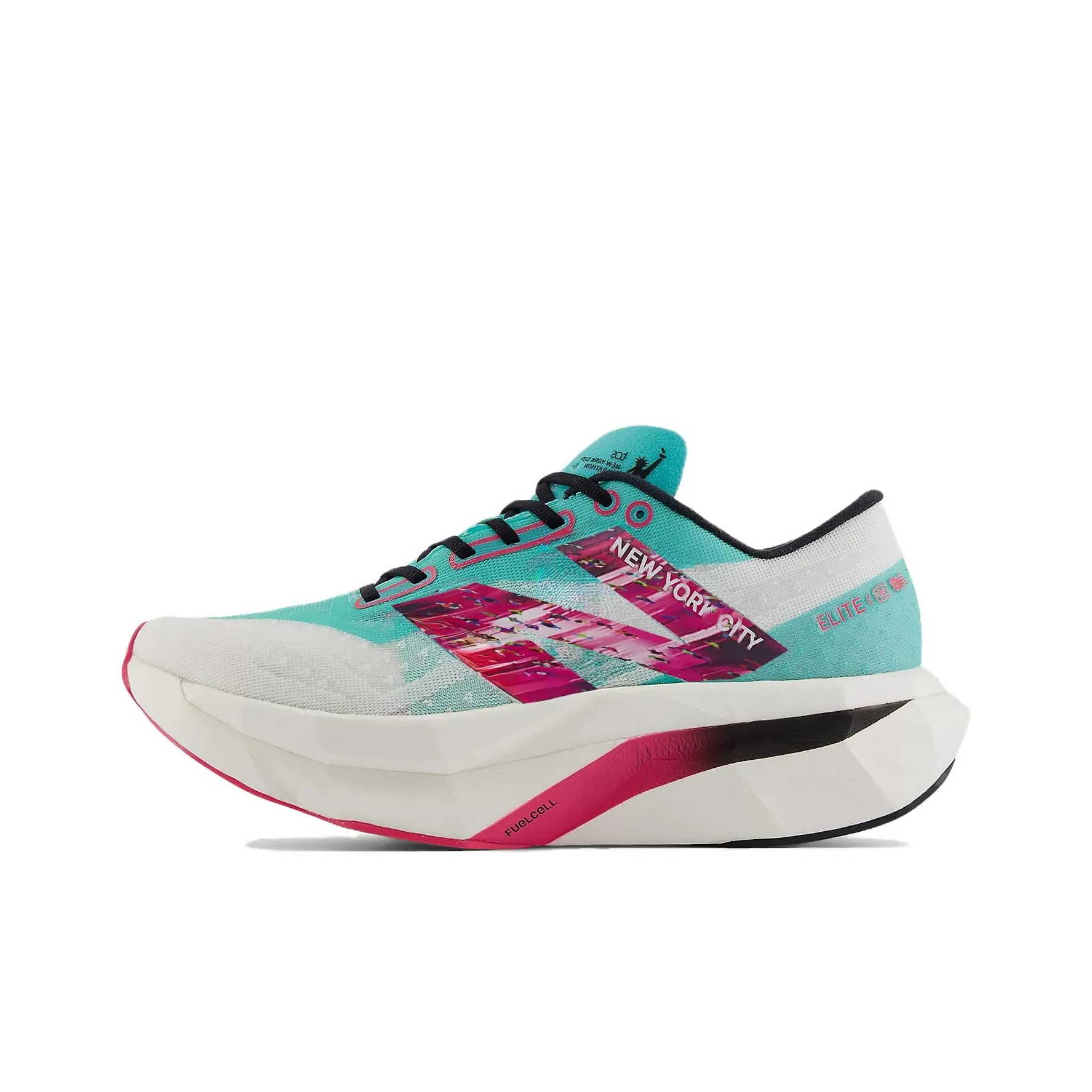 New Balance совместный Elite v4 Low Top Беговые кроссовки Женские Белый Синий