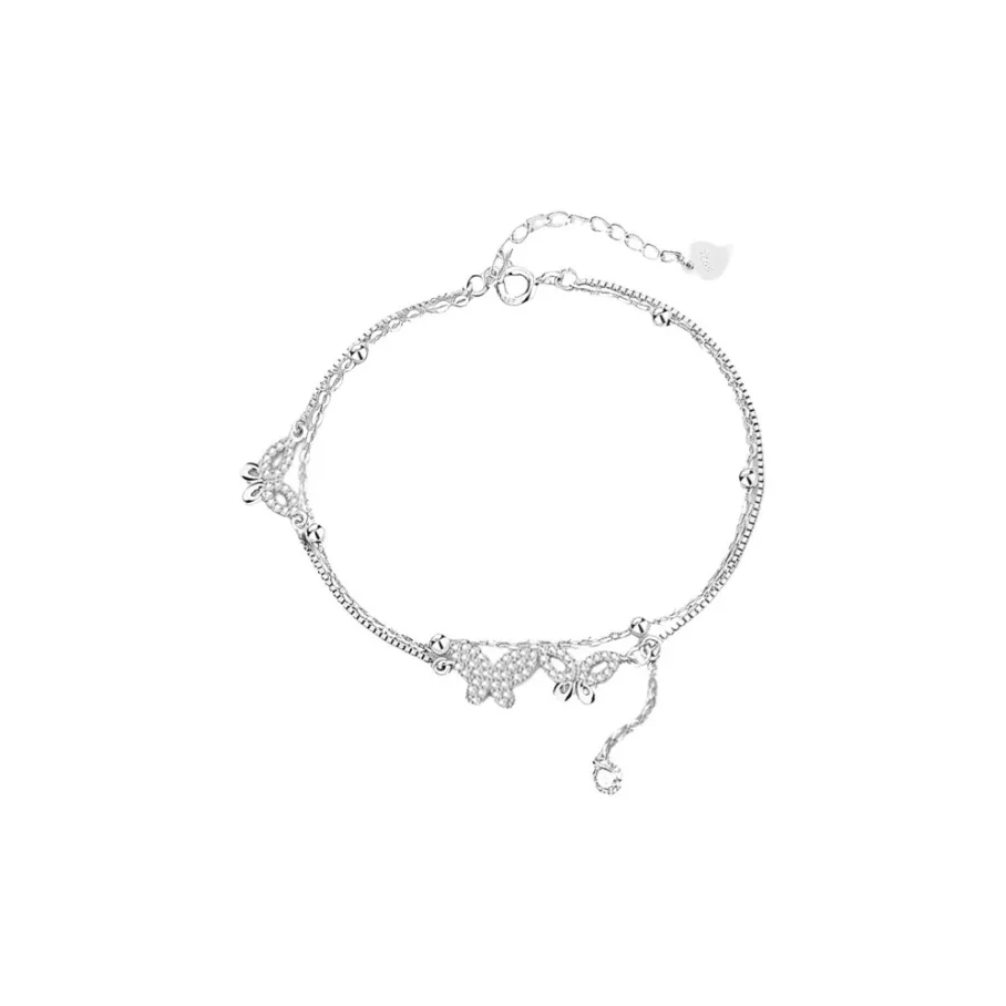 Burning Hot 990 Серебряный Браслеты на щиколотку Женские