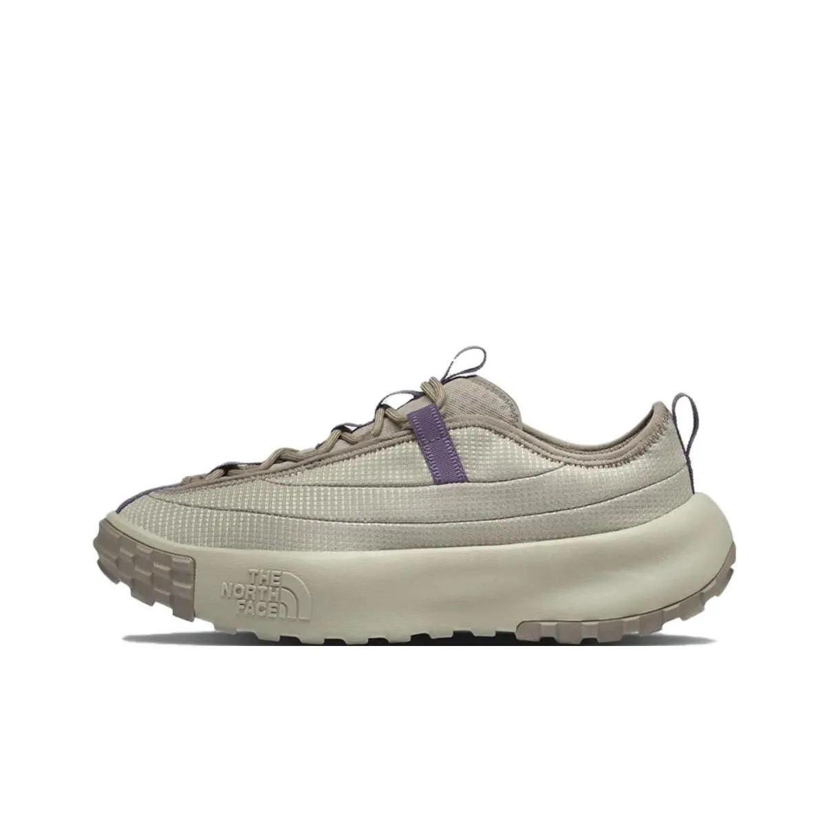 THE NORTH FACE NEVER STOP Anti Slip Wear Resistant Low Top Casual Shoes Men's Gray Purple