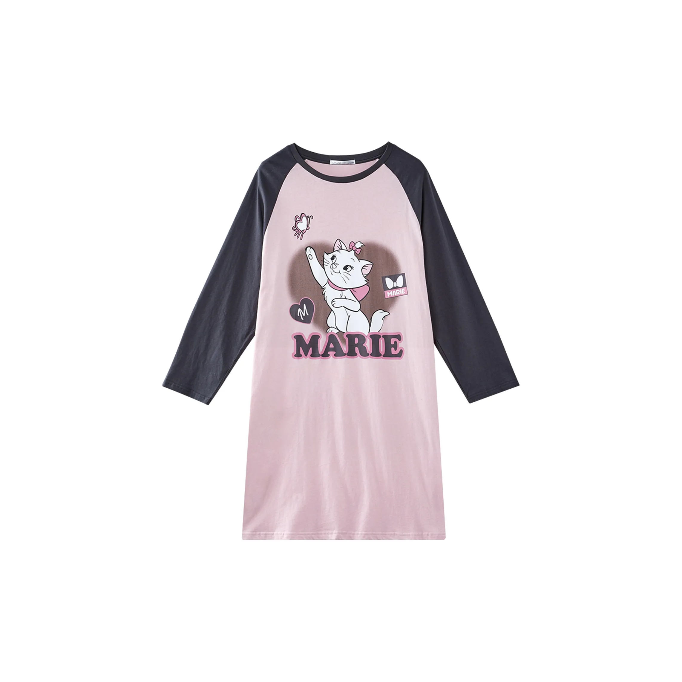 GUKOO Nightgown Women's Sheer Pink
