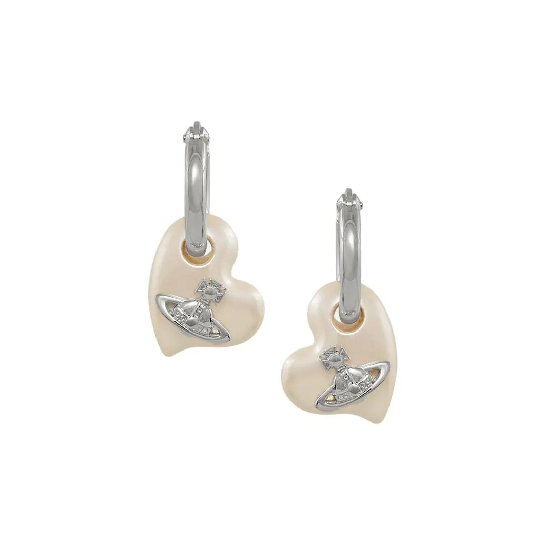 Vivienne Westwood Brass Earrings Унисекс Белый