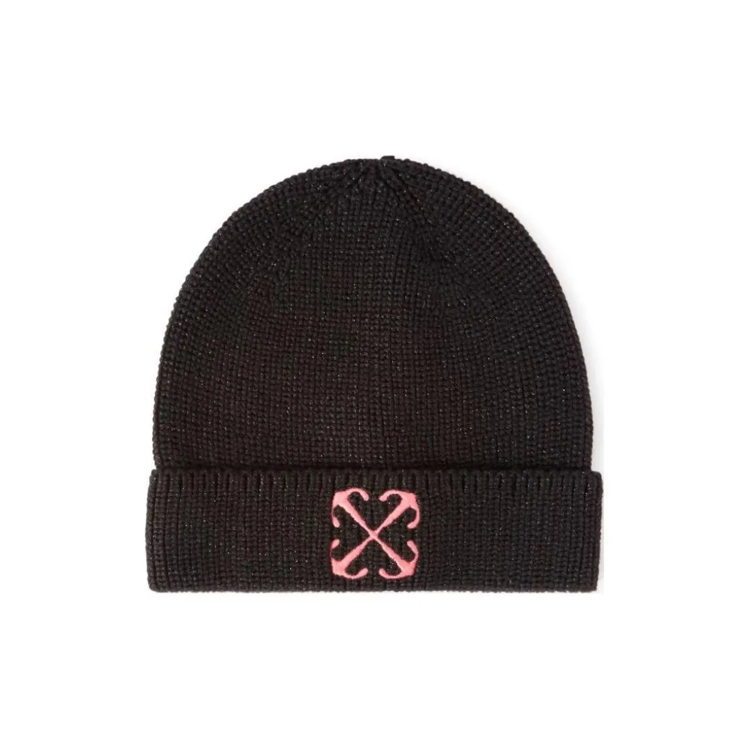 OFF WHITE Kids Arrow Motif Turn Up Brim Beanie