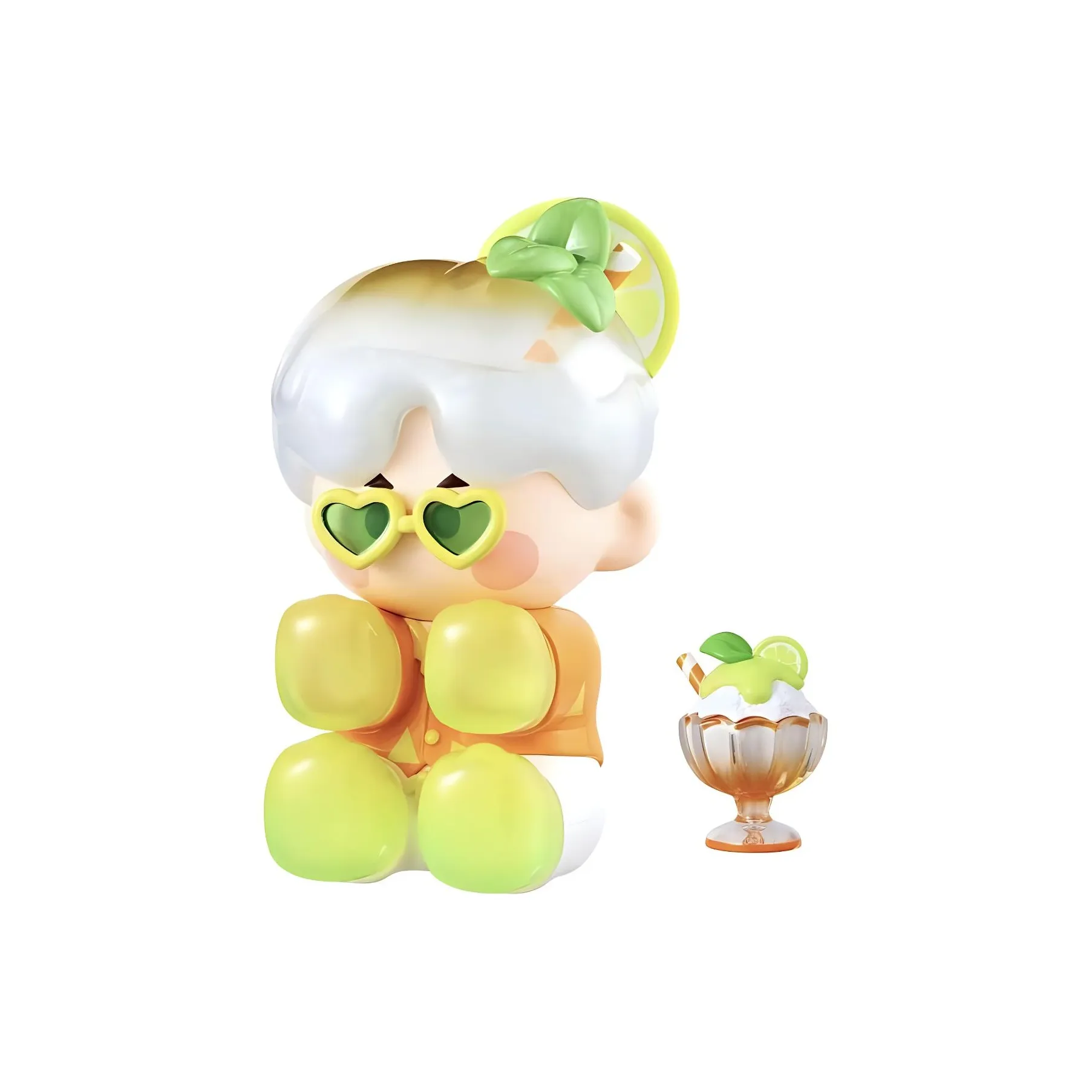 POP MART Коллаборация PINO JELLY Sunset Lime Модные Фигурки