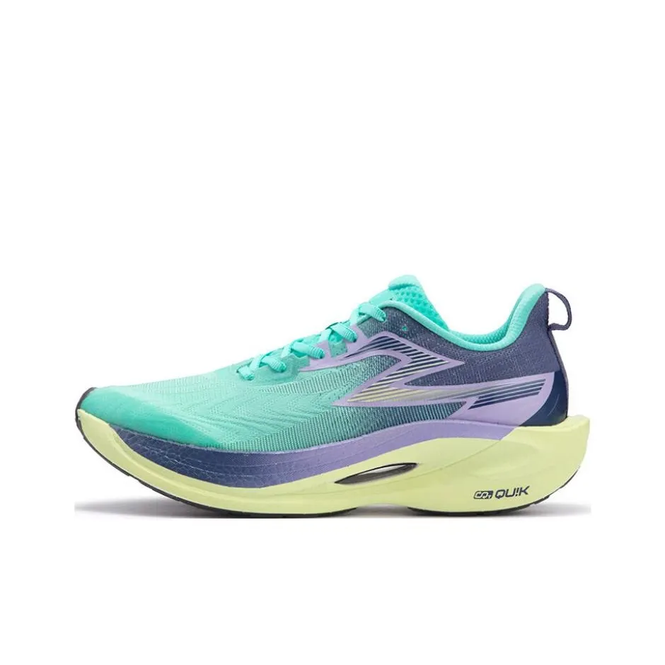 361° Fly 2ET Slip Устойчивый к истиранию Низкий Топ Беговые кроссовки Унисекс Синий Фиолетовый