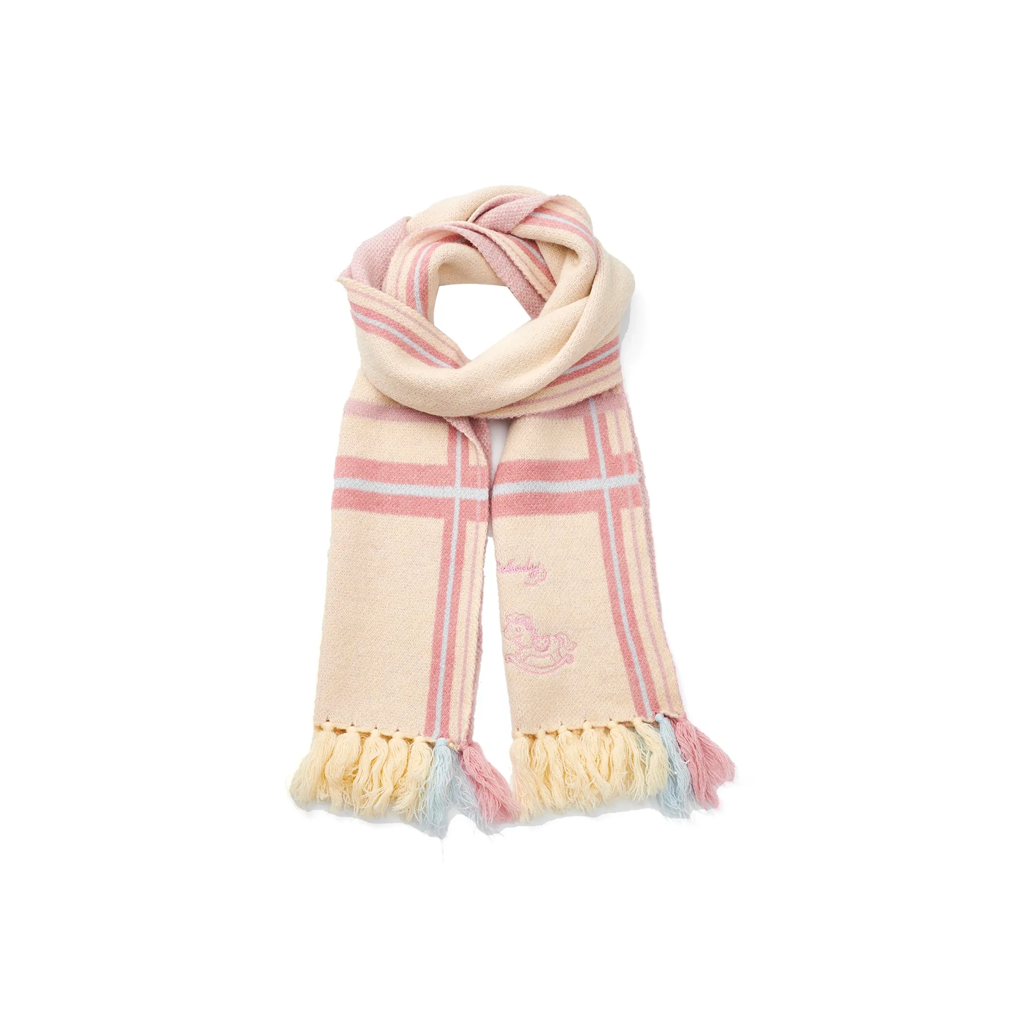 Sanrio My Melody Cinnamoroll Полиэстер Трикотаж Шарфы Унисекс