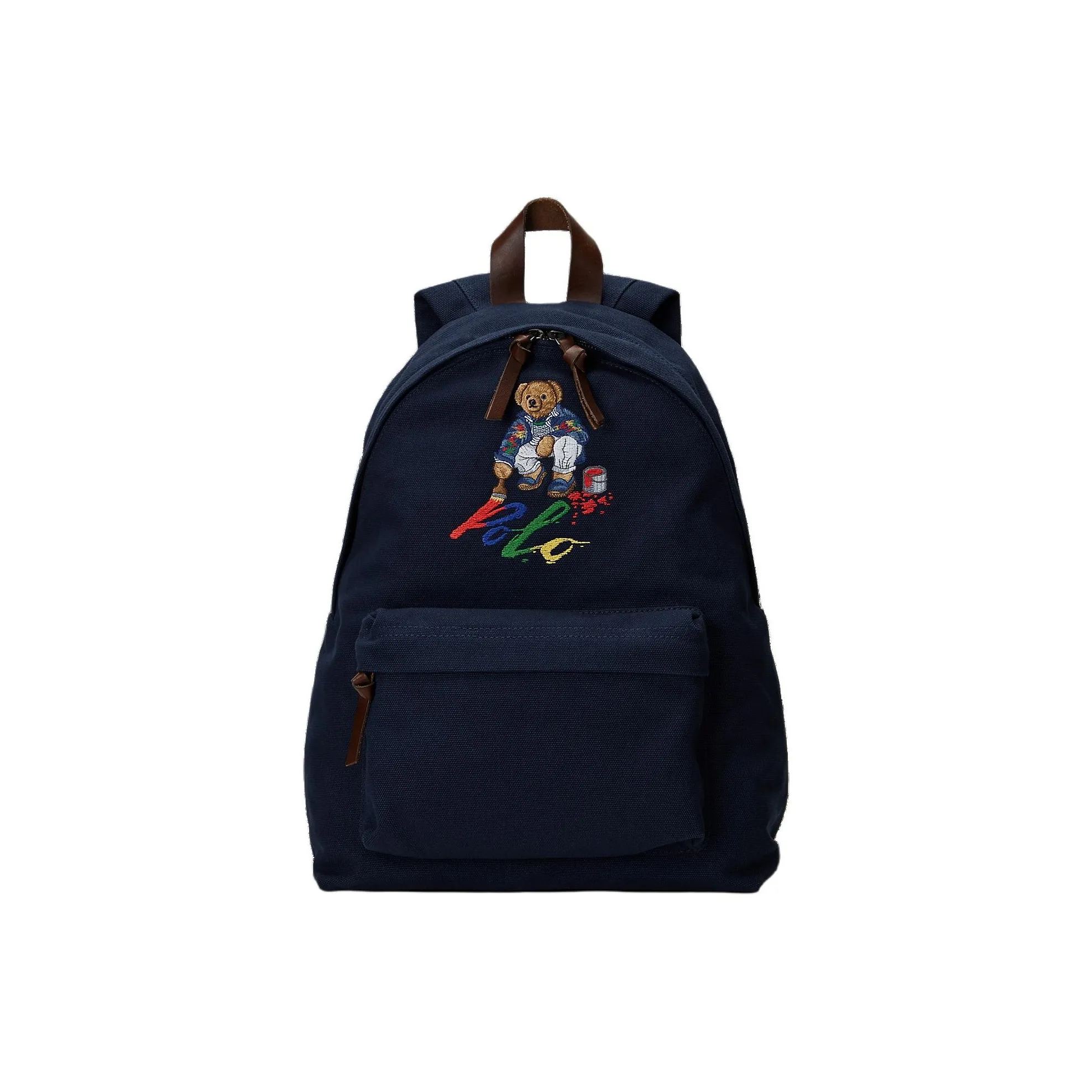 Polo Ralph Lauren Cotton Fabric Backpack Men's Marine Blue
