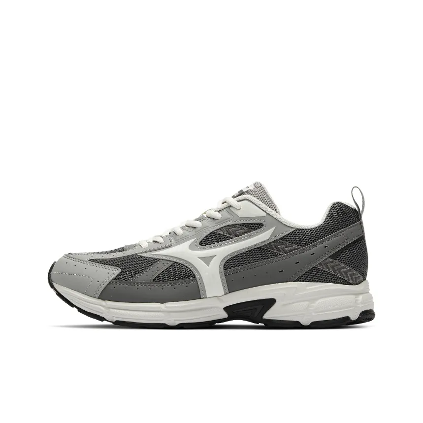 Mizuno Speed Slip-Resistant Abrasion-Resistant Breathable Low-Top Running Shoes Unisex Storm Gray Мицубо Спид Слип-Резистентный Устойчивый к Износу Дышащие Низкие Беговые Кроссовки Унисекс Штормово-Серый