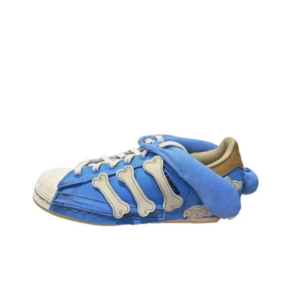 Melting Sadness X adidas originals Superstar Blue White