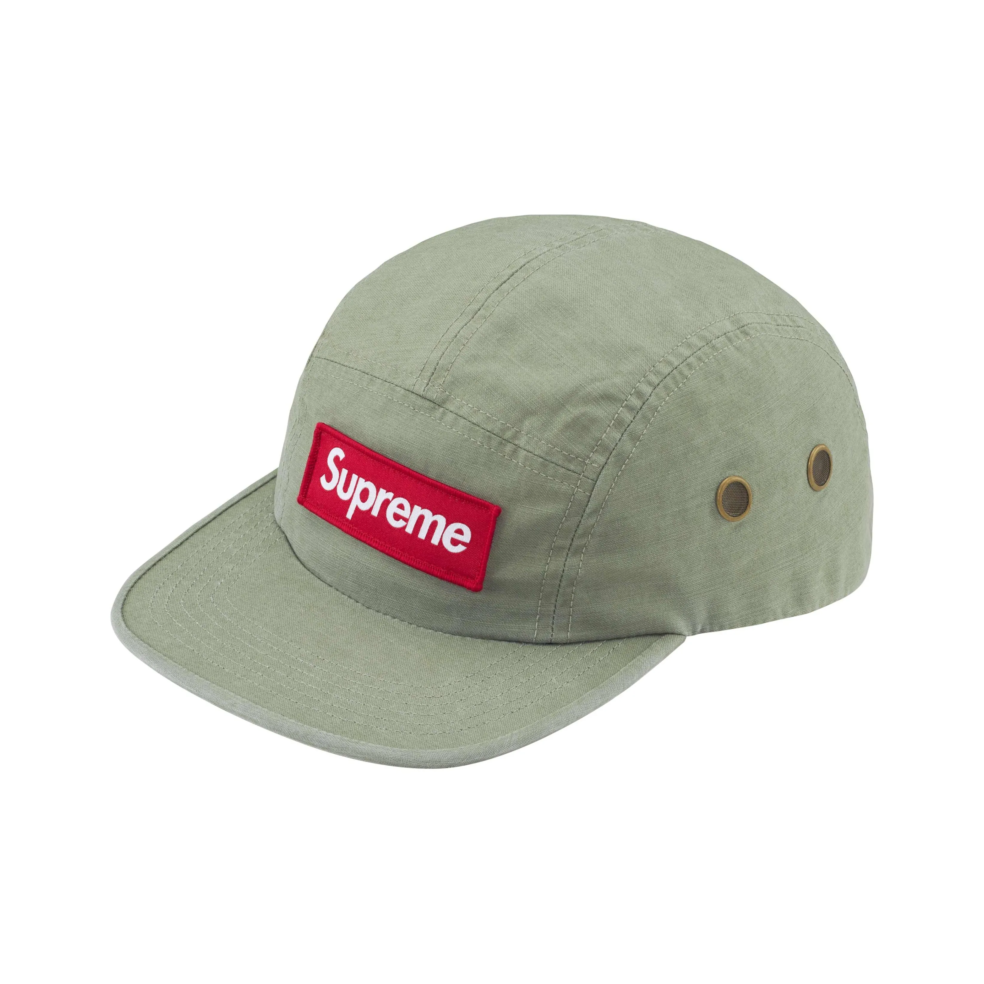 Supreme Cotton Baseball Caps Unisex Green