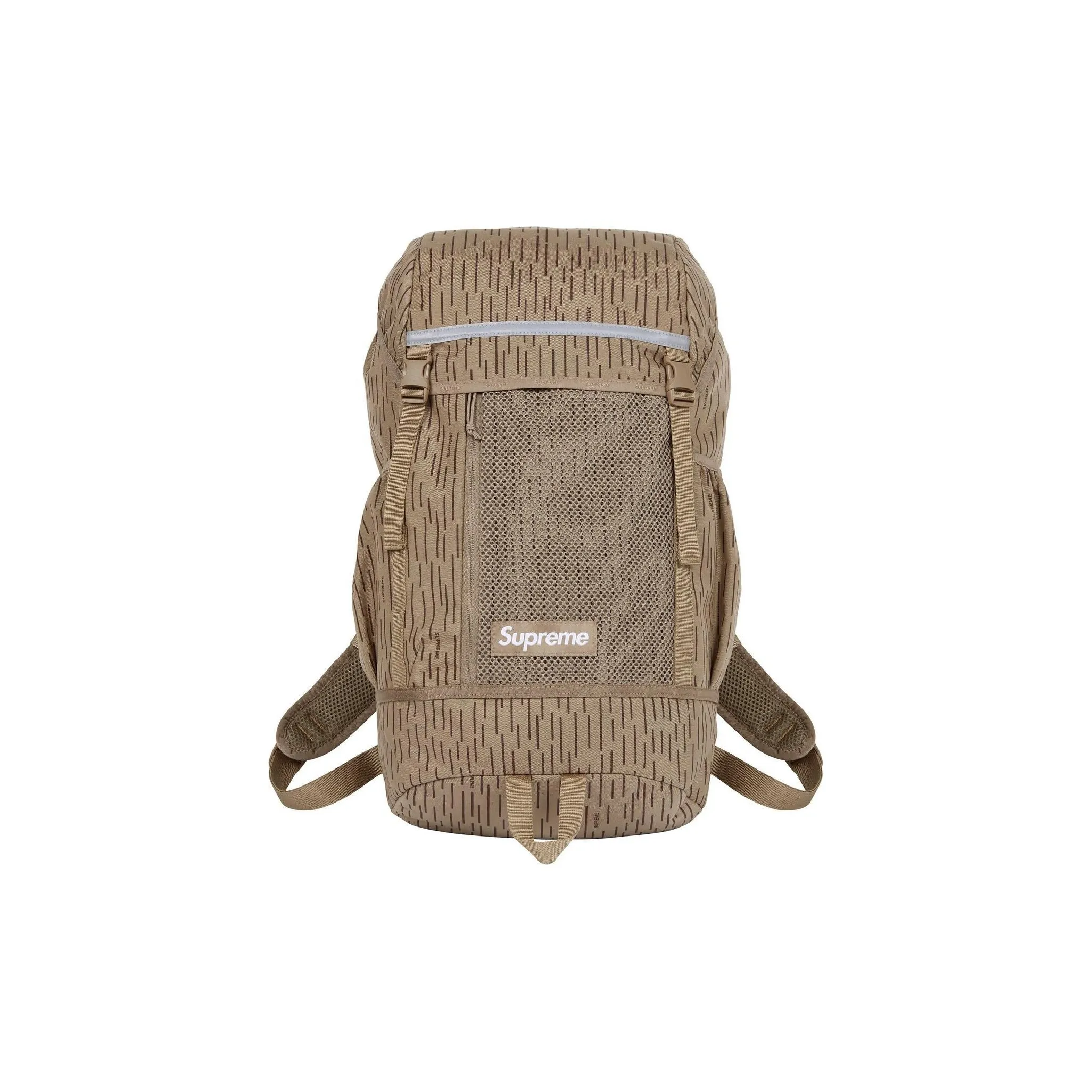 Supreme Nylon Outdoor Mountaineering Bag Backpack Regular Unisex Tan