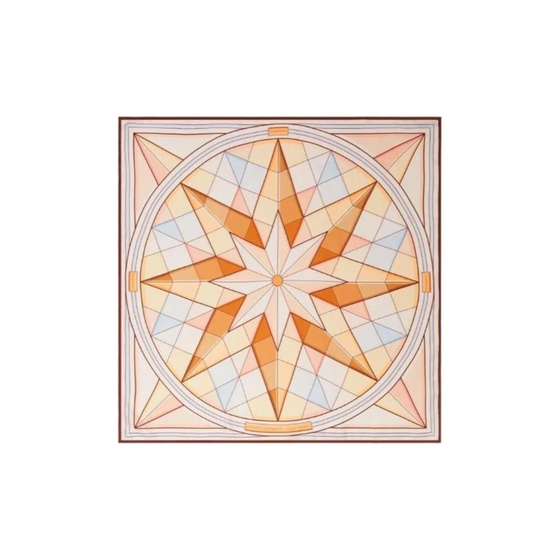 Burberry Mulberry Silk Scarves Women's Multicolor
