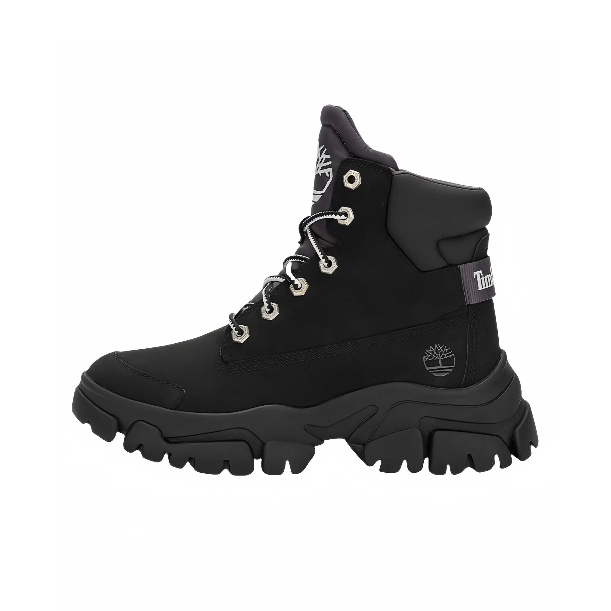 Timberland Wear Resistant Slip Resistant High Top Casual Shoes Women's Black