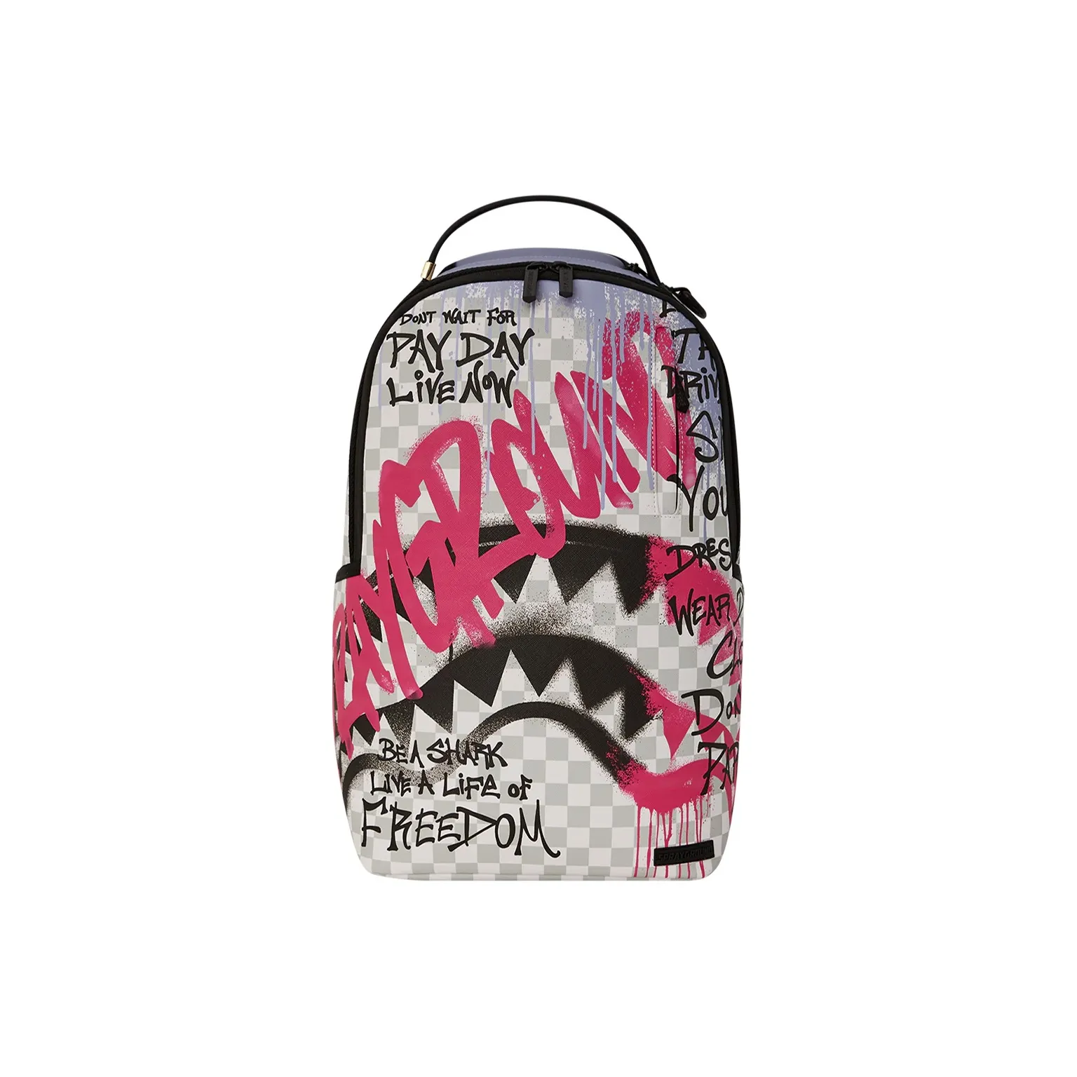 SPRAYGROUND PVC Backpack Unisex Raw White