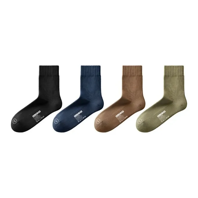 Bananain Mid-Calf Socks Unisex 4 Pack
