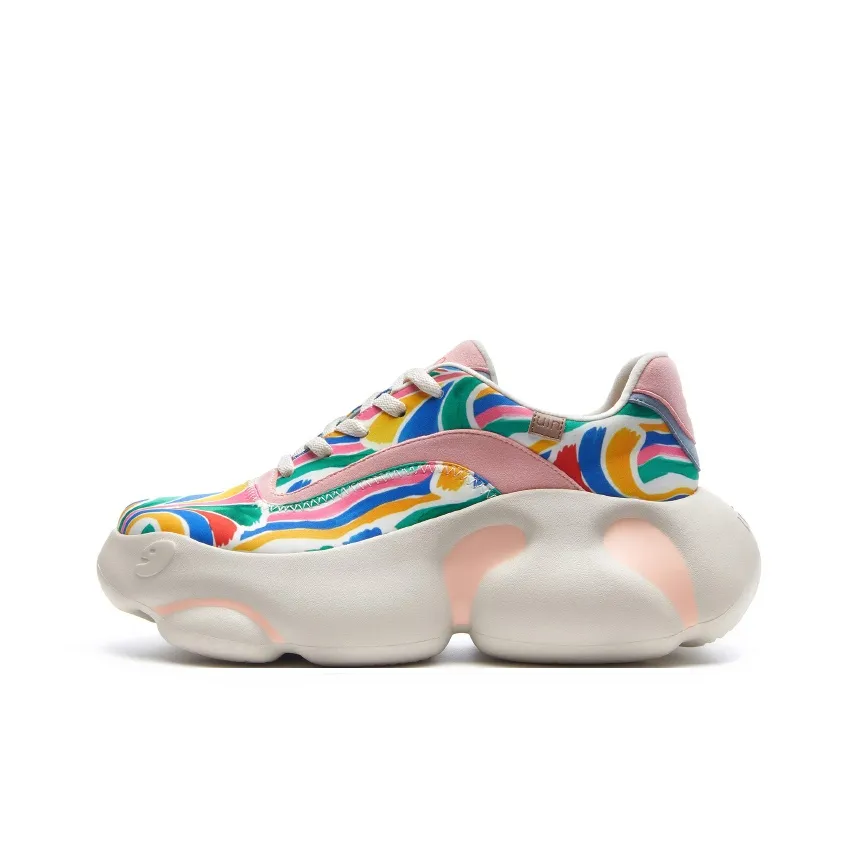 U.IN Zaluz Series визуально увеличивает рост Низкие кеды с толстой подошвой Женские