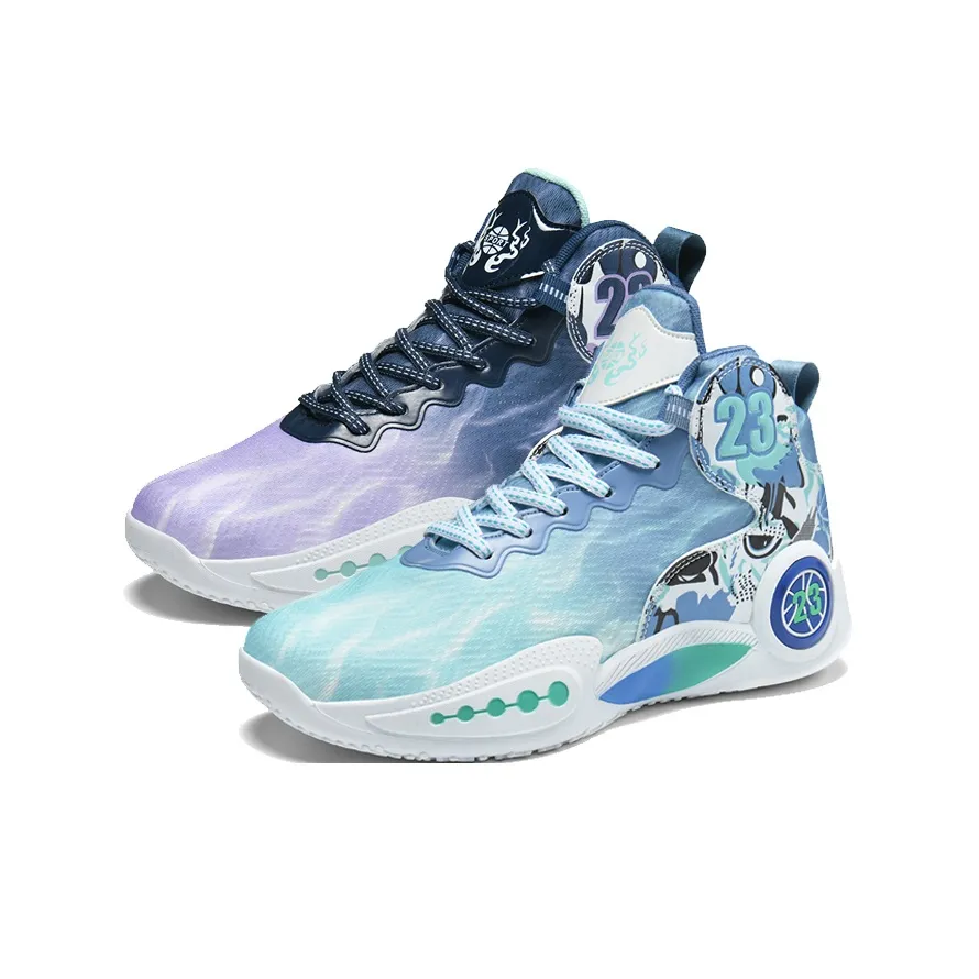 MUSNODO Амортизаторы Slip-resistant устойчивые к истиранию высокие топы баскетбольные кроссовки унисекс