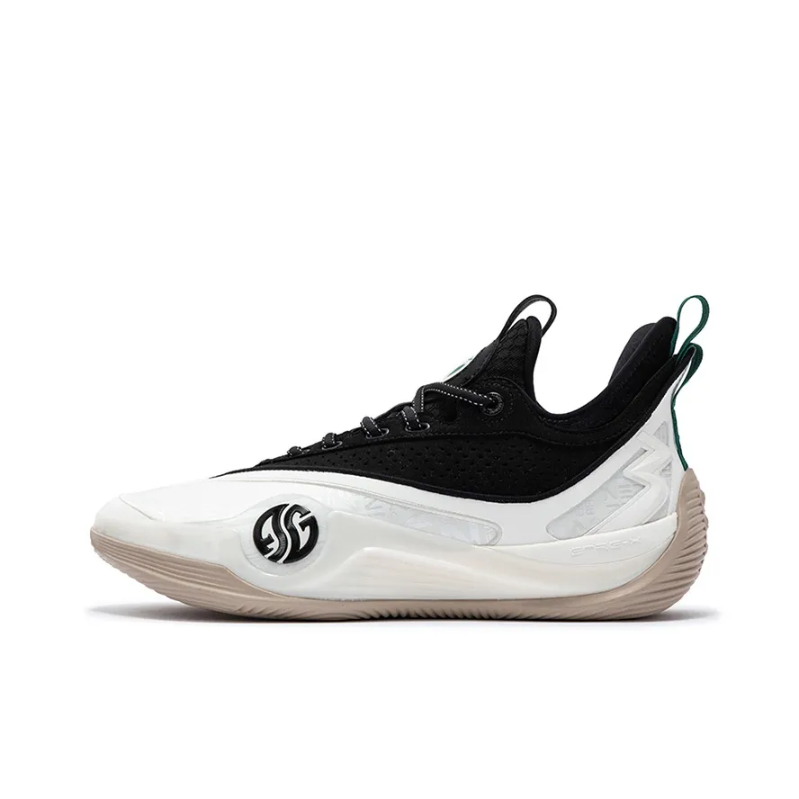 361° Zen VI PRM Panda Cushioning, Slip Resistant, And Abrasion Resistant Low Top Basketball Shoes Men's White Black