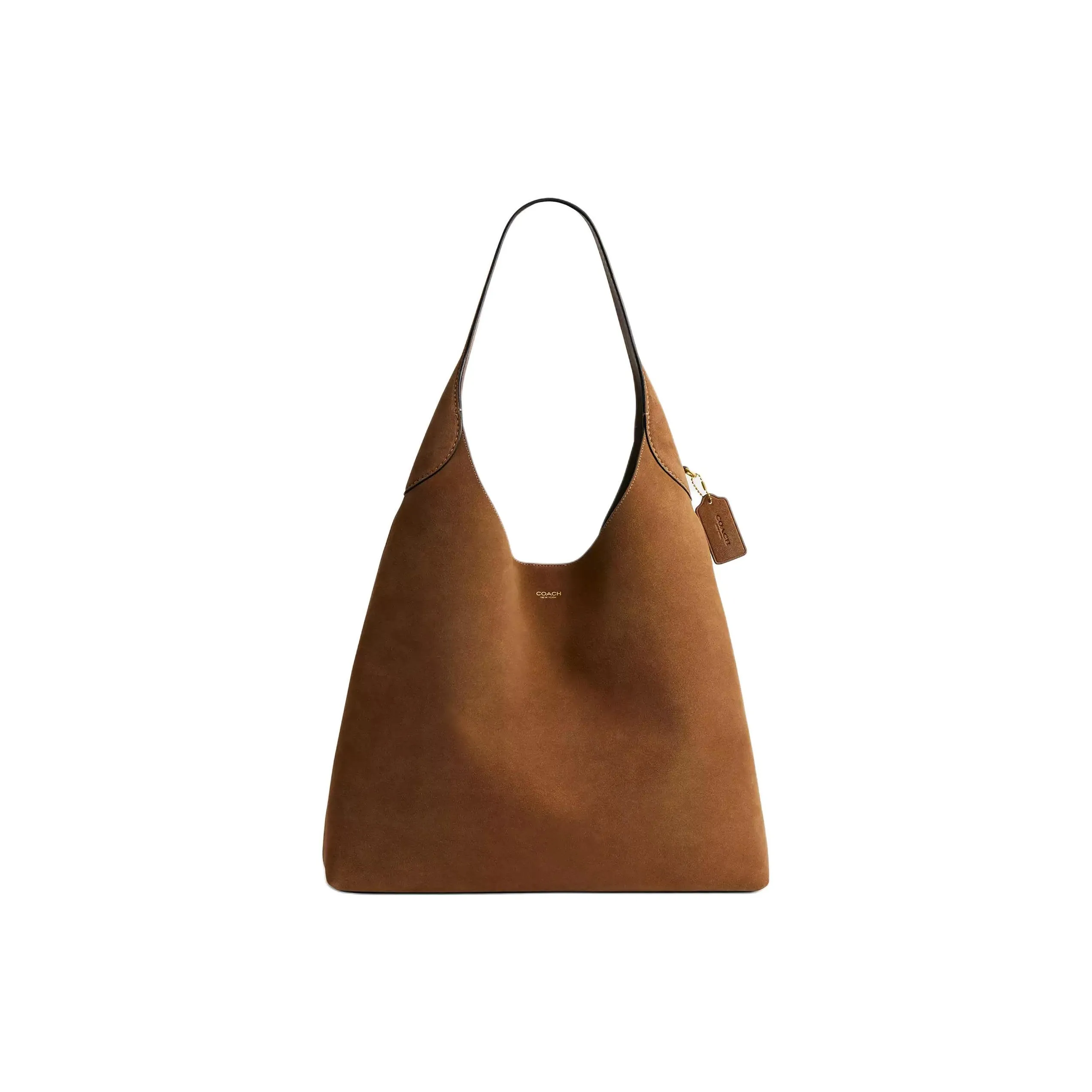 COACH Brooklyn Suede Hobo Bag, Handbag, Shoulder Bag Tubas Women's Cedar