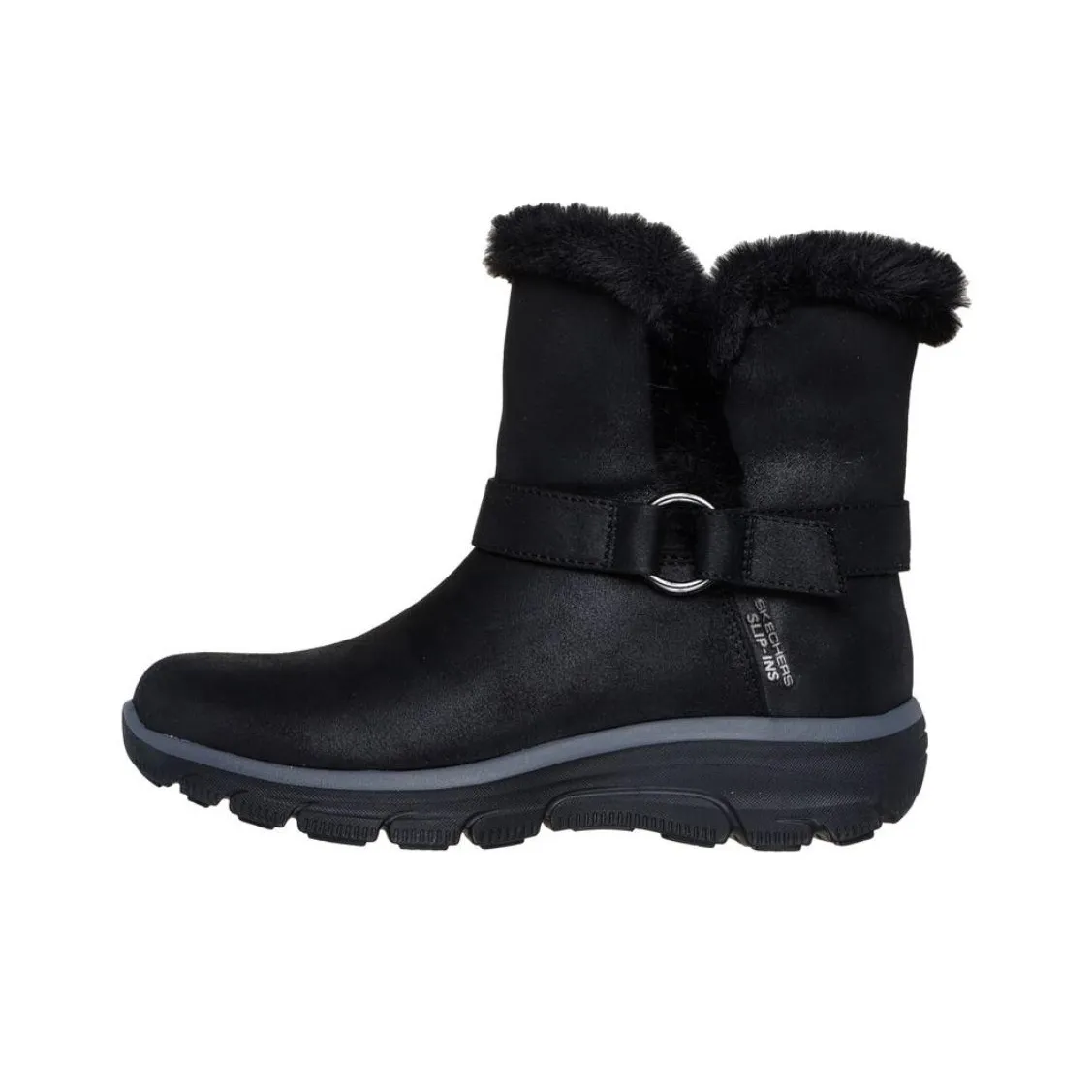 Skechers Slip Ins Ankle Boots Women's Black