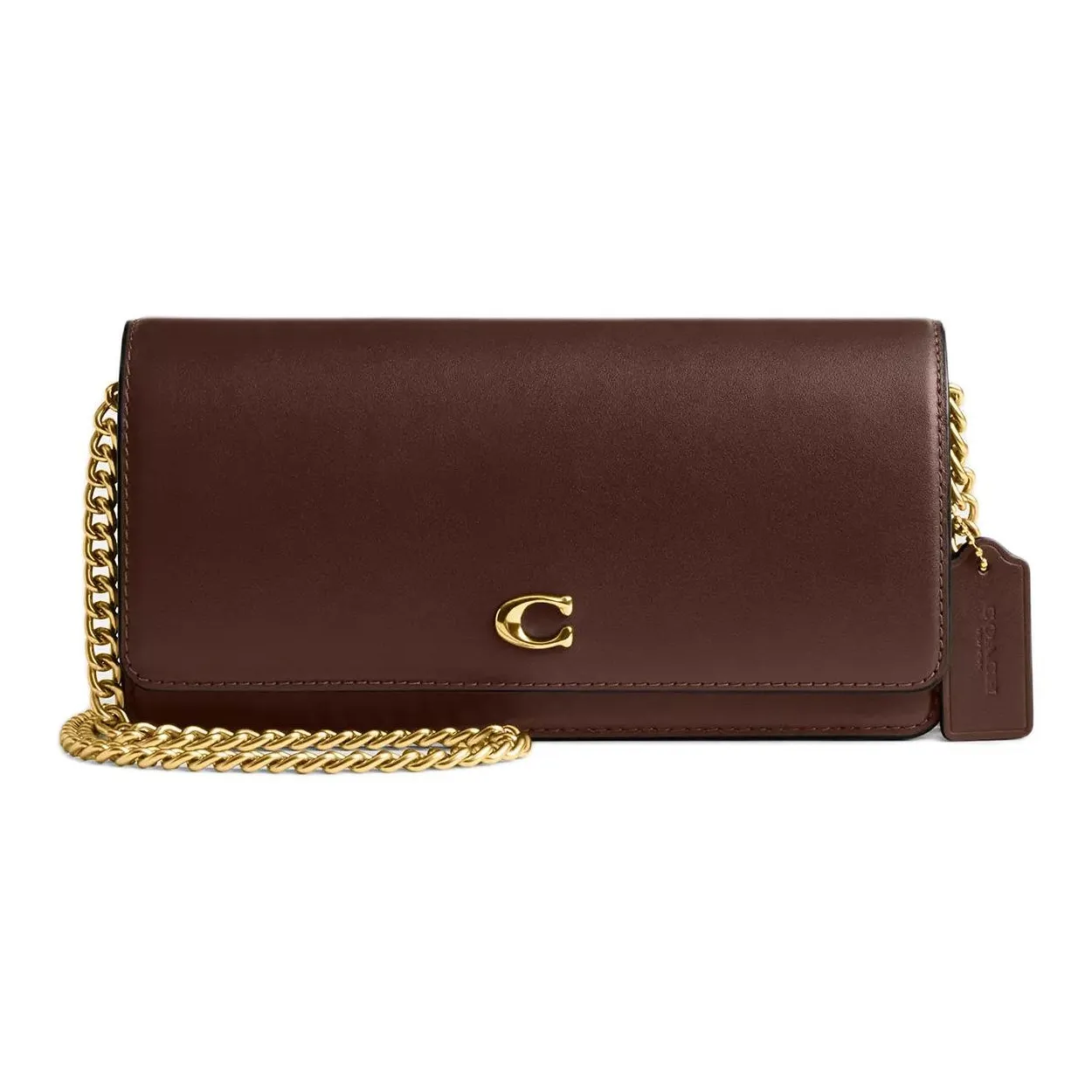 COACH Телячья кожа Сумка через плечо Маленькая сумка на плечо Женская Кленовый