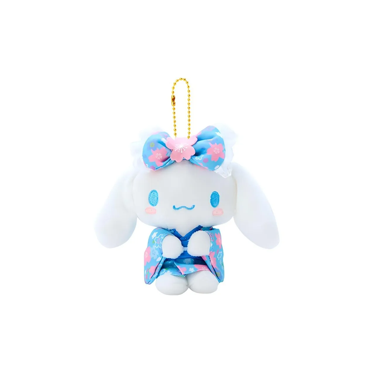 Sanrio Cinnamoroll Вишневый цветок Коллекция Kimono Куклы Плюшевая Подвеска 12 см Рекомендуемая высота