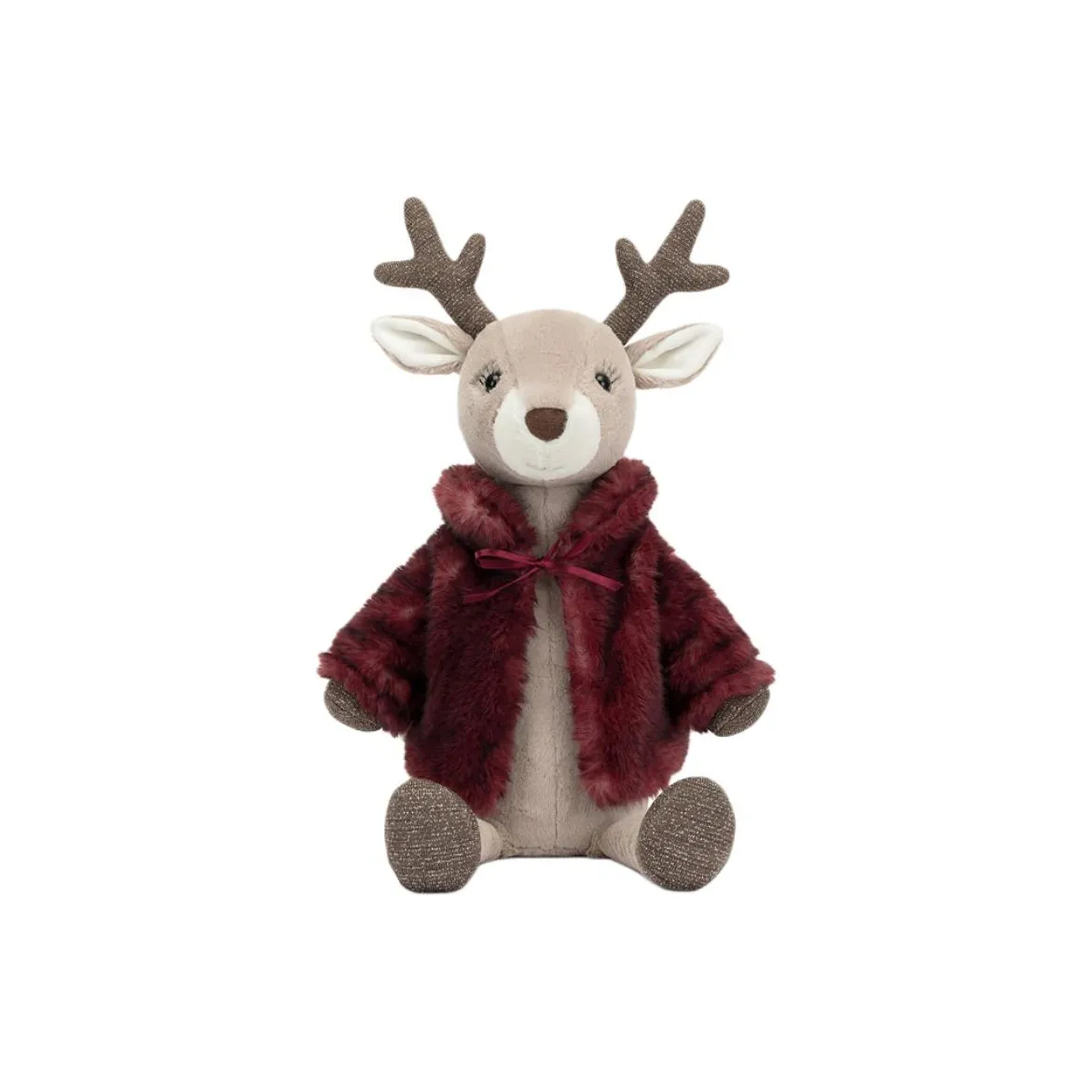 JELLYCAT Милый Vivian Заяц Плюшевая Кукла Куклы Плюшевая Кукла 32 см Длина Тела В Сидячем Положении