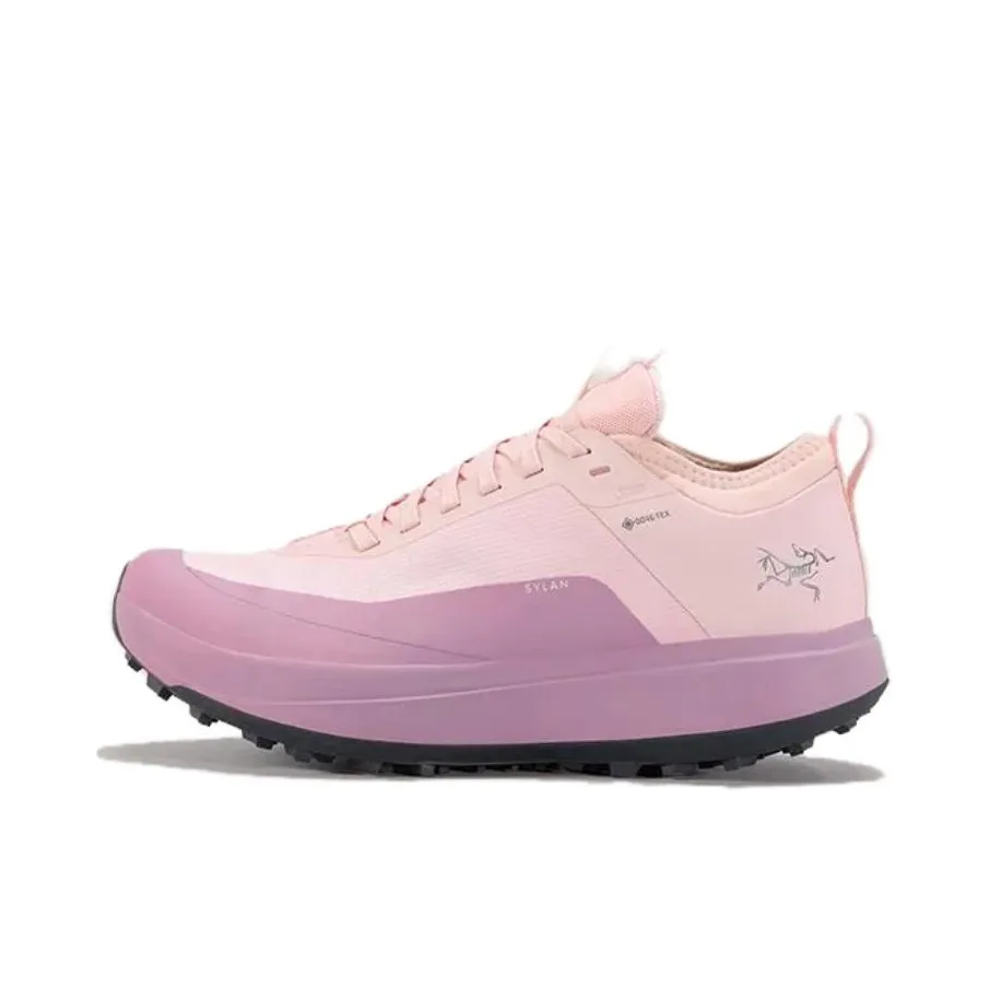 Arcteryx SYLAN Waterproof And Breathable Low Top Running Shoes Women's Pink Purple