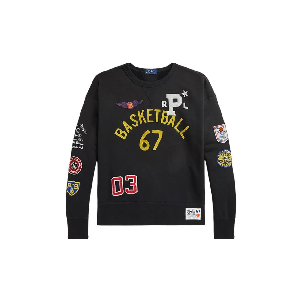 Ralph Lauren Graphic patch Fleece Sweatshirt
