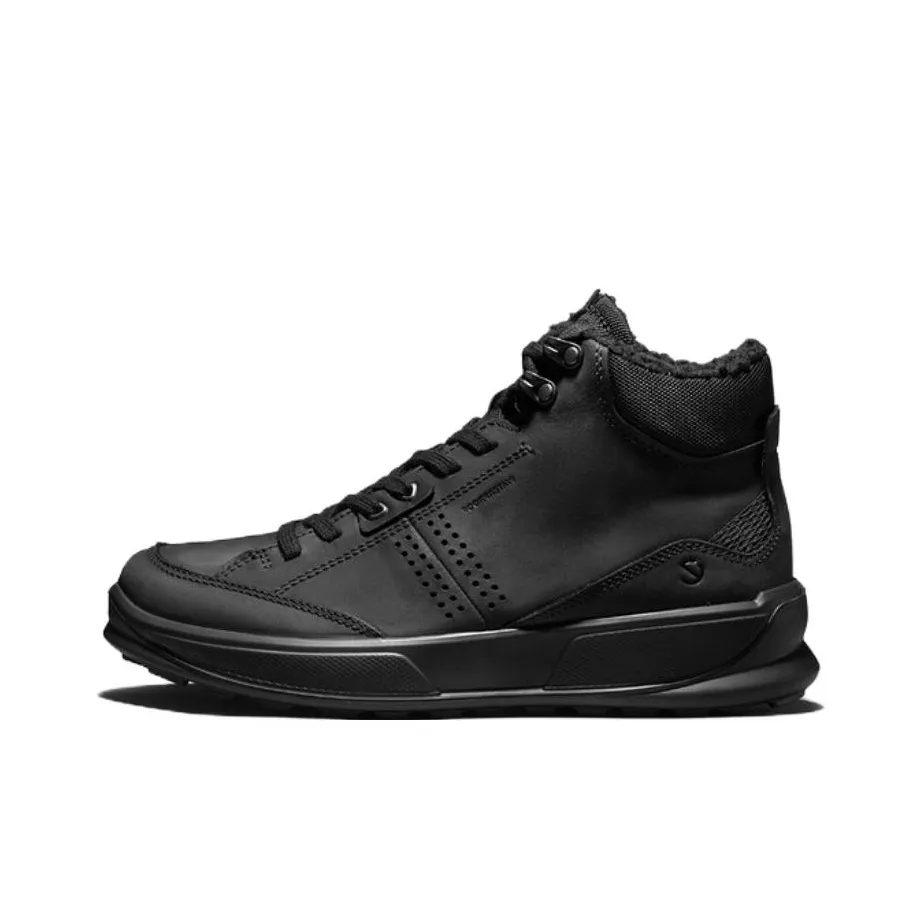 Ecco High-Top Casual Shoes Men's Black