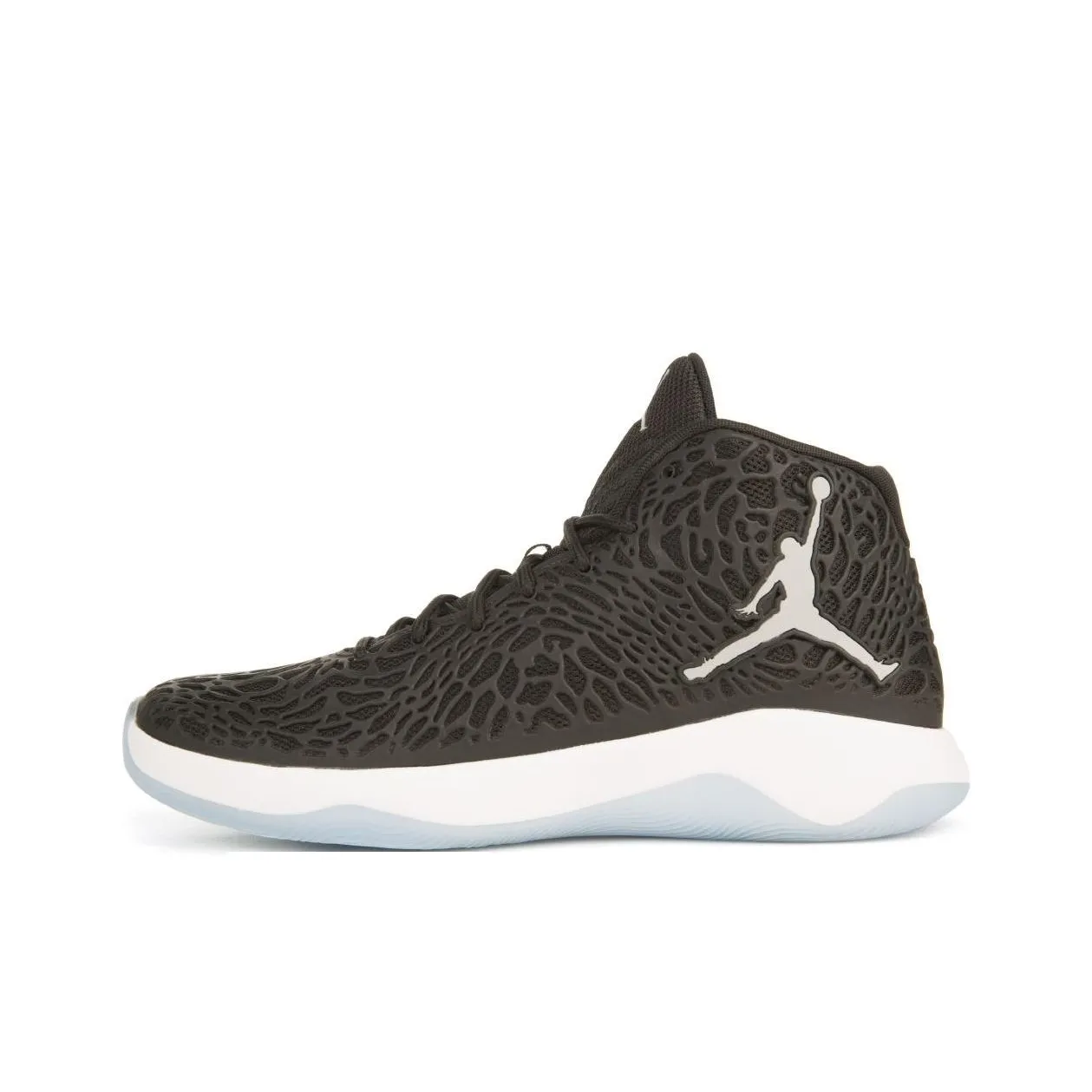 Джордан Abrasion Resistant Shock Absorbers High Топ Винтажные баскетбольные кроссовки Унисекс Черный