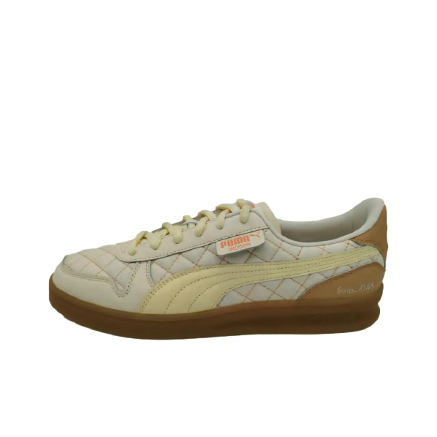 PUMA Low Top Skateboard Shoes Unisex Light Yellow