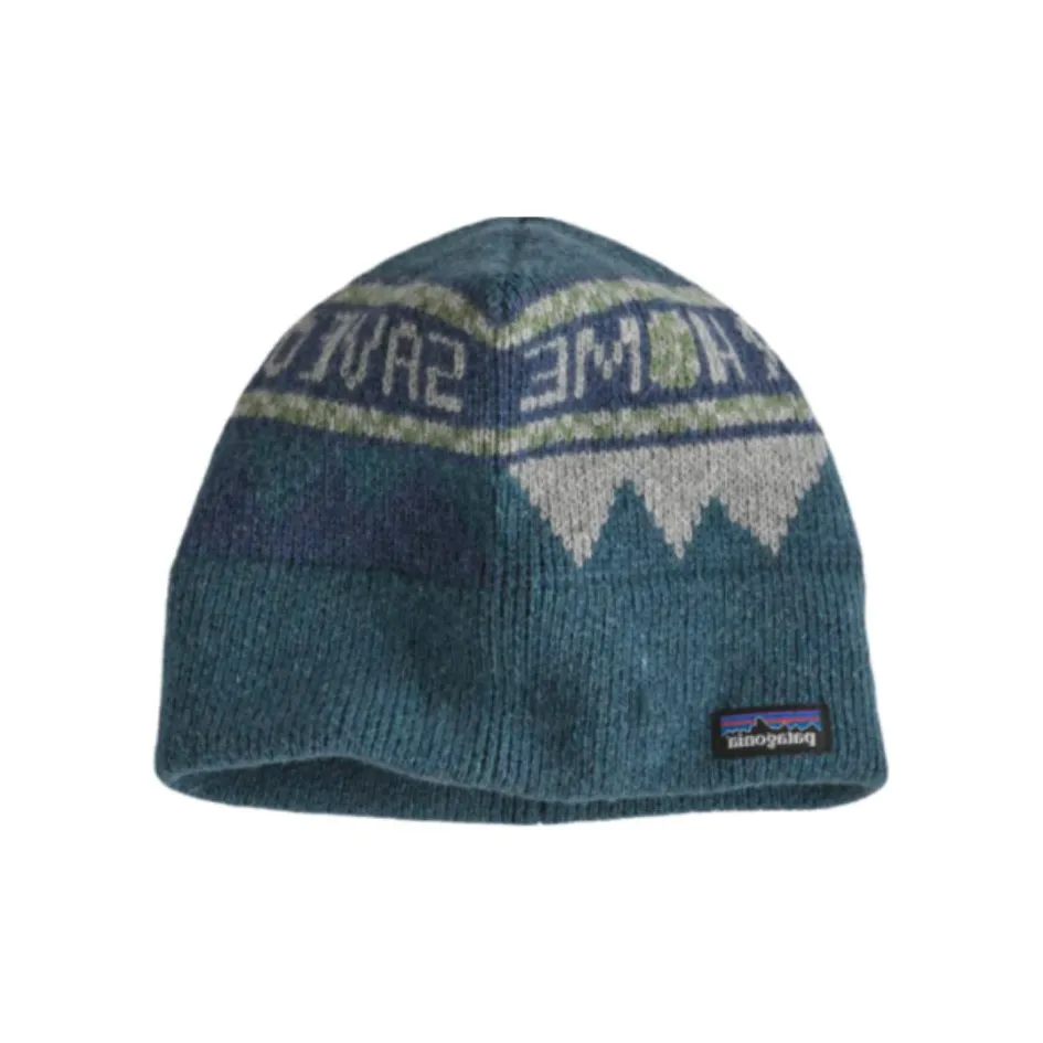 Patagonia Recycled Wool Beanies Unisex Blue