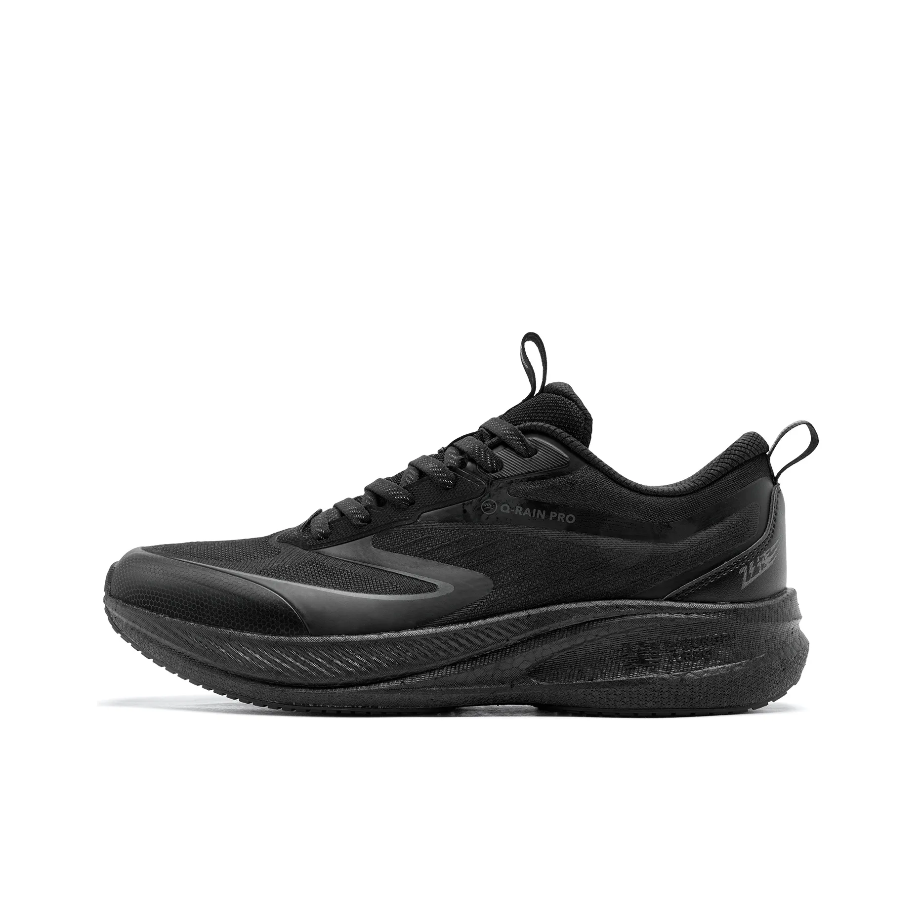 QIAODAN Rapid LITE Running Shoes Men's Low Top Black/Lightning Gray