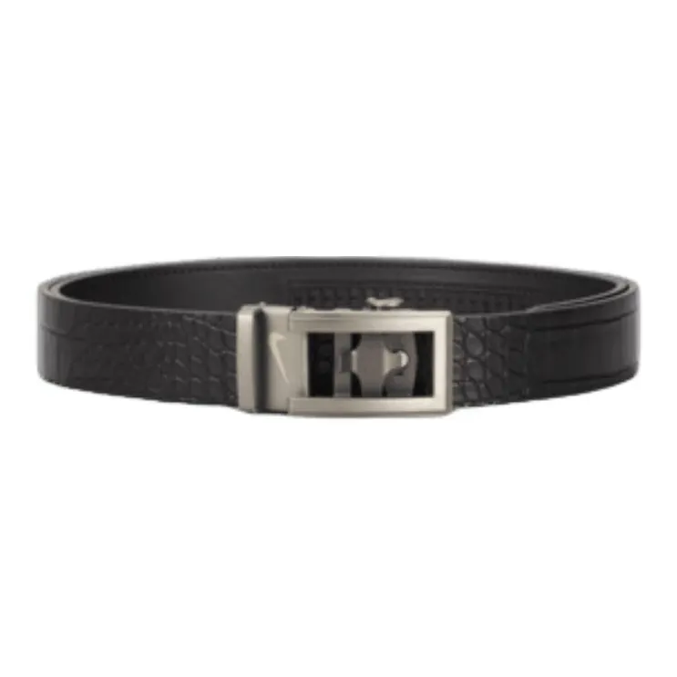 Nike Men's Custom Fit Croco Golf Belt With Ultralight Buckle
