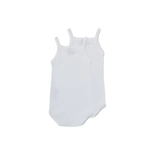 PETIT BATEAU 2 шт Белый Детские Комбинезоны / Ползунки