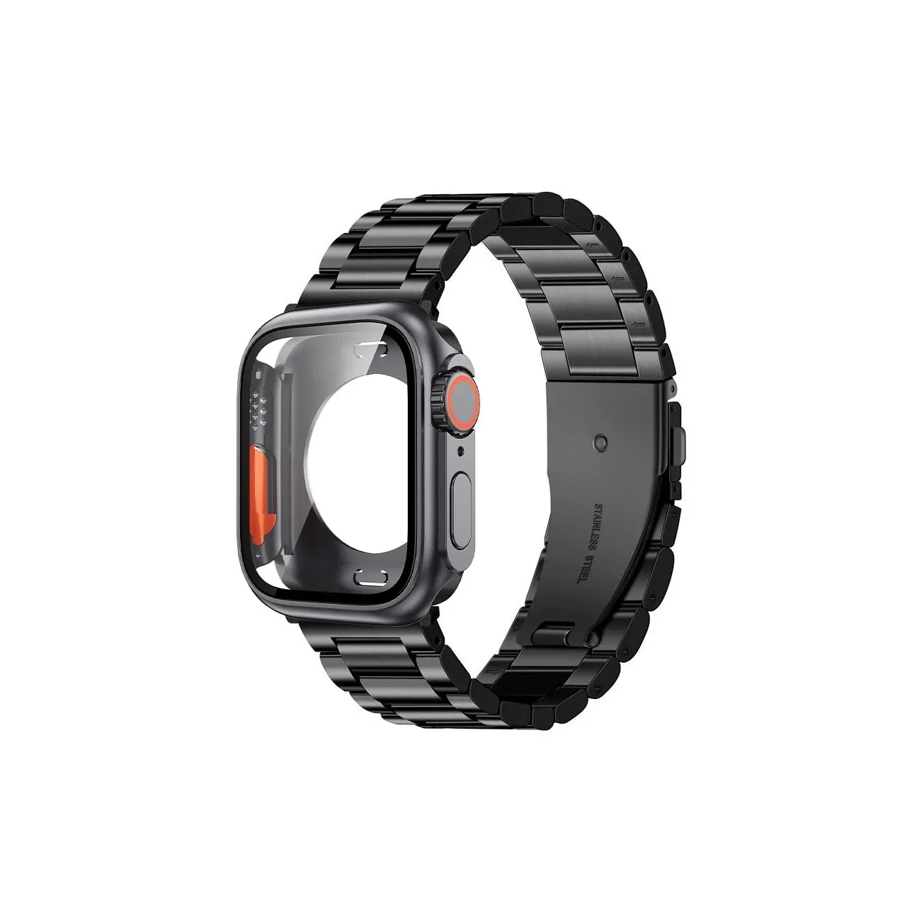 MSSM Ремешок Apple Совместимость Нержавеющая сталь Материал 180 мм 46 Часы Циферблат