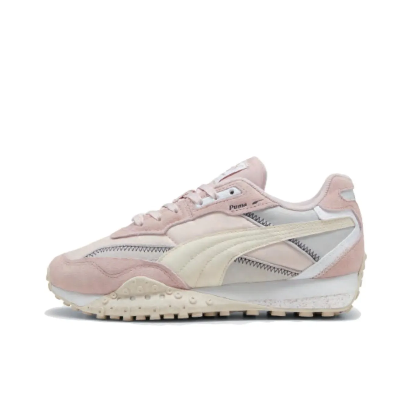 PUMA Blktop Rider Abrasion Resistant Low Top Casual Shoes Unisex Pink