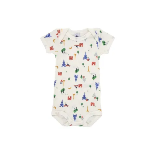 PETIT BATEAU 3 шт Белый+Красный+Бежевый Детские Комбинезоны / Ползунки