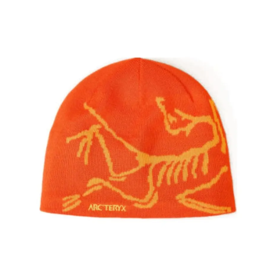 Arcteryx Переработанный полиэстер Мериносовая шерсть Шапки-бини Унисекс Апельсин